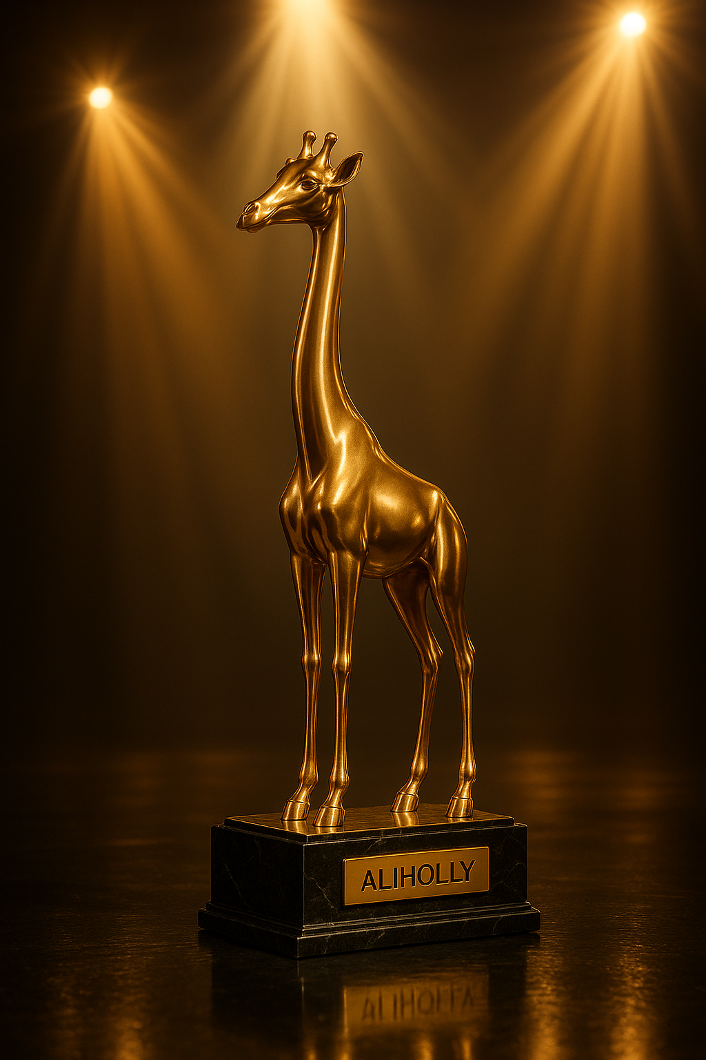 The Aliholly Award — Gold Giraffe